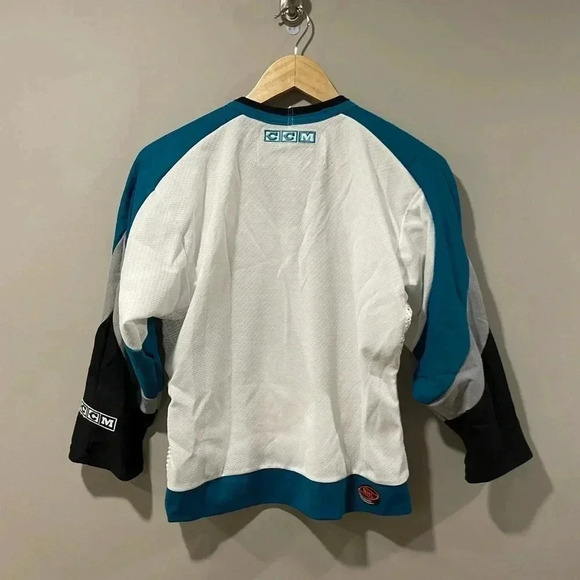 San Jose Sharks CCM Air Knit Hockey Jersey - Picture 2 of 6